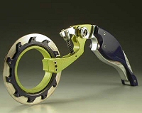 Frankie Flood pizza cutter