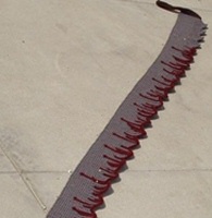 Monster Crochet's Bloody Saw Scarf