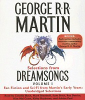 Dreamsongs Volume 1 by George R.R. Martin, audiobook CD cover art