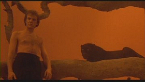Malcolm McDowell (and friend) from Cat People (1982)