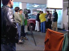 Footage from the rip-roaring behind the scenes featurette