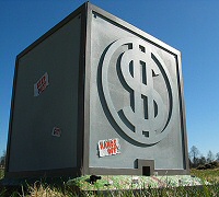 Model of Uncle Scrooge McDuck's vault