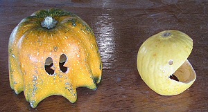 Pac-Man from gourds