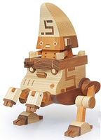 Wooden robots by Take-G Toys